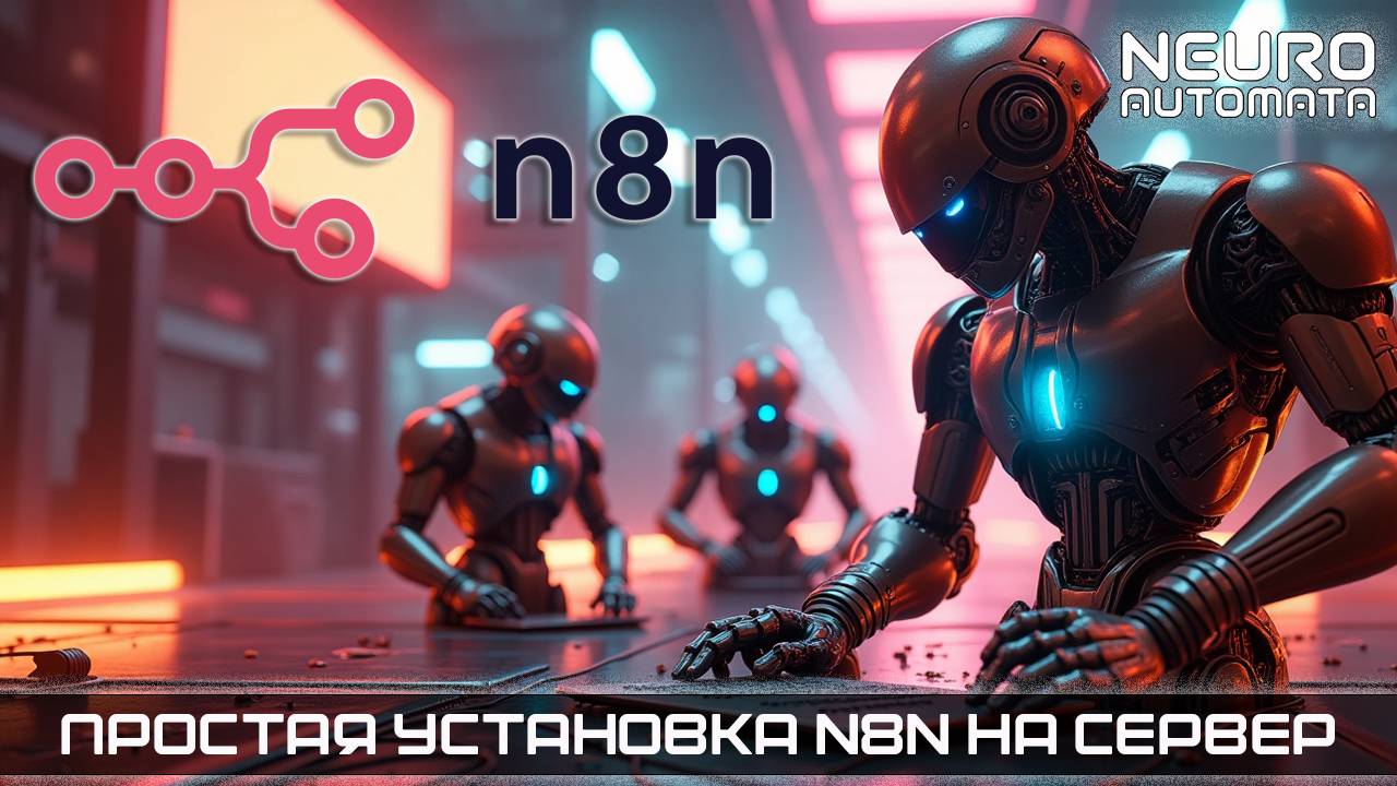 Быстрая установка N8N на выделенный сервер. Бесплатная автоматизация процессов.