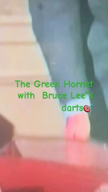 The Green hornet with Bruce Lee’s darts🎯🟢 #short￼s