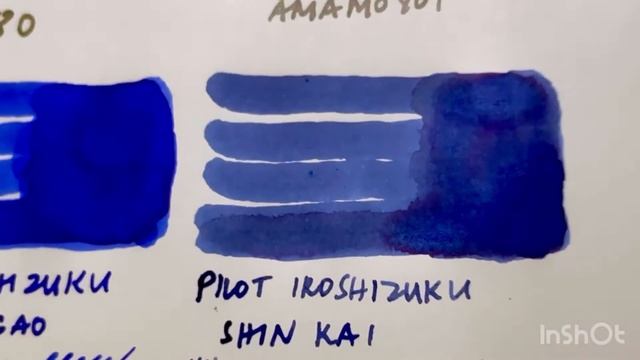 Pilot Iroshizuku Ink Set (Asa-Gao, Shin-Kai, & Yama-Budo): Swatches & Writing Samples