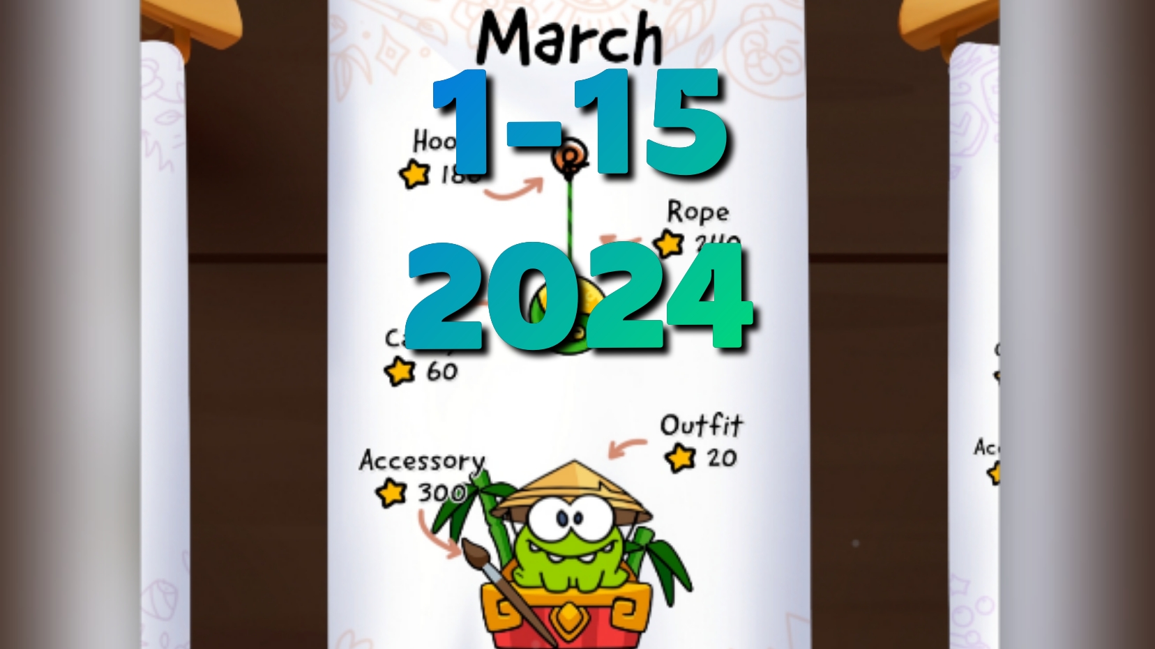 Cut the Rope Daily. March 1-15  2024