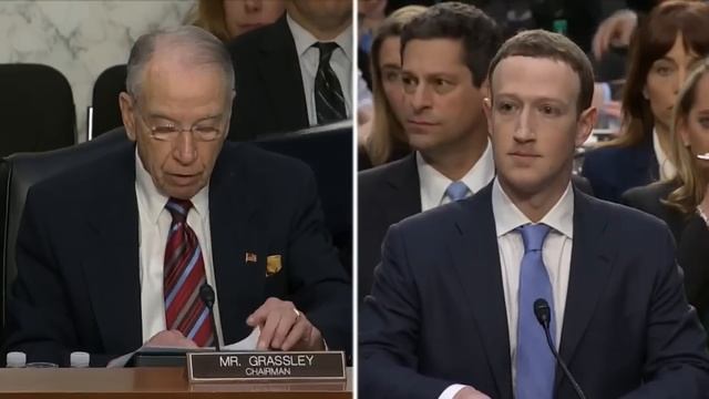 Mark Zuckerberg Malfunctions at Senate Testimony