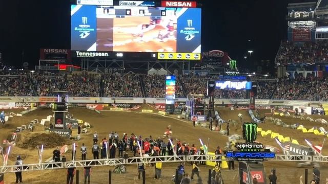 SUPERCROSS ATLANTA FINISH #supercross  #motocross  #shorts  #dirtbike