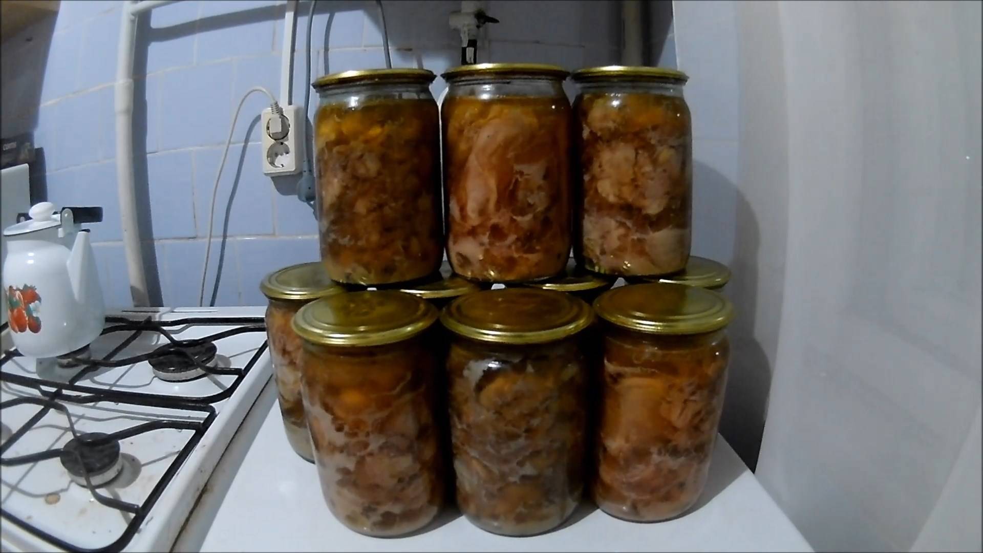 Тушенка из кролика.Рецепты из автоклава(Будни охотника и рыбака)