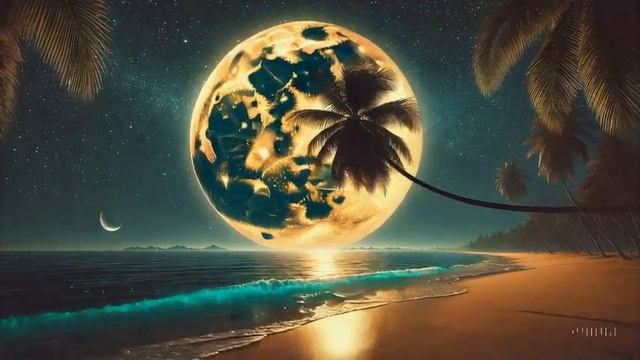 Relaxing Music for Stress Relief ~ Piano Music ~ Golden Moon Serenity