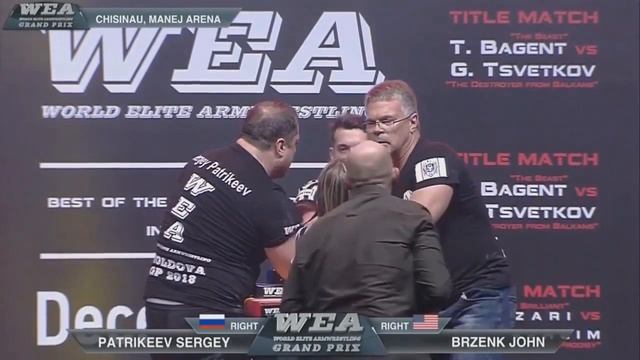 Armfight ★ Brzenk vs Patrikeev ★ WEA Grand Prix ➤ Moldova Armwrestling  2018