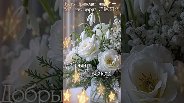 Добрый вечер💜 Сегодня вечером ты просто отдохни и забудь о своих проблемах💙♥️