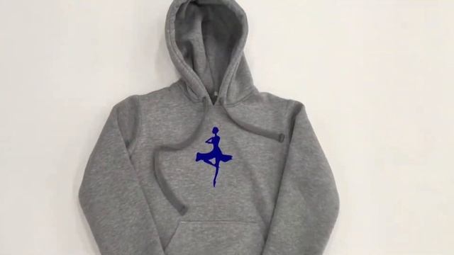 Печать на серых толстовках ФУЭТЕ на заказ в ИванычЪ GROUP (y-ivanycha.ru)
