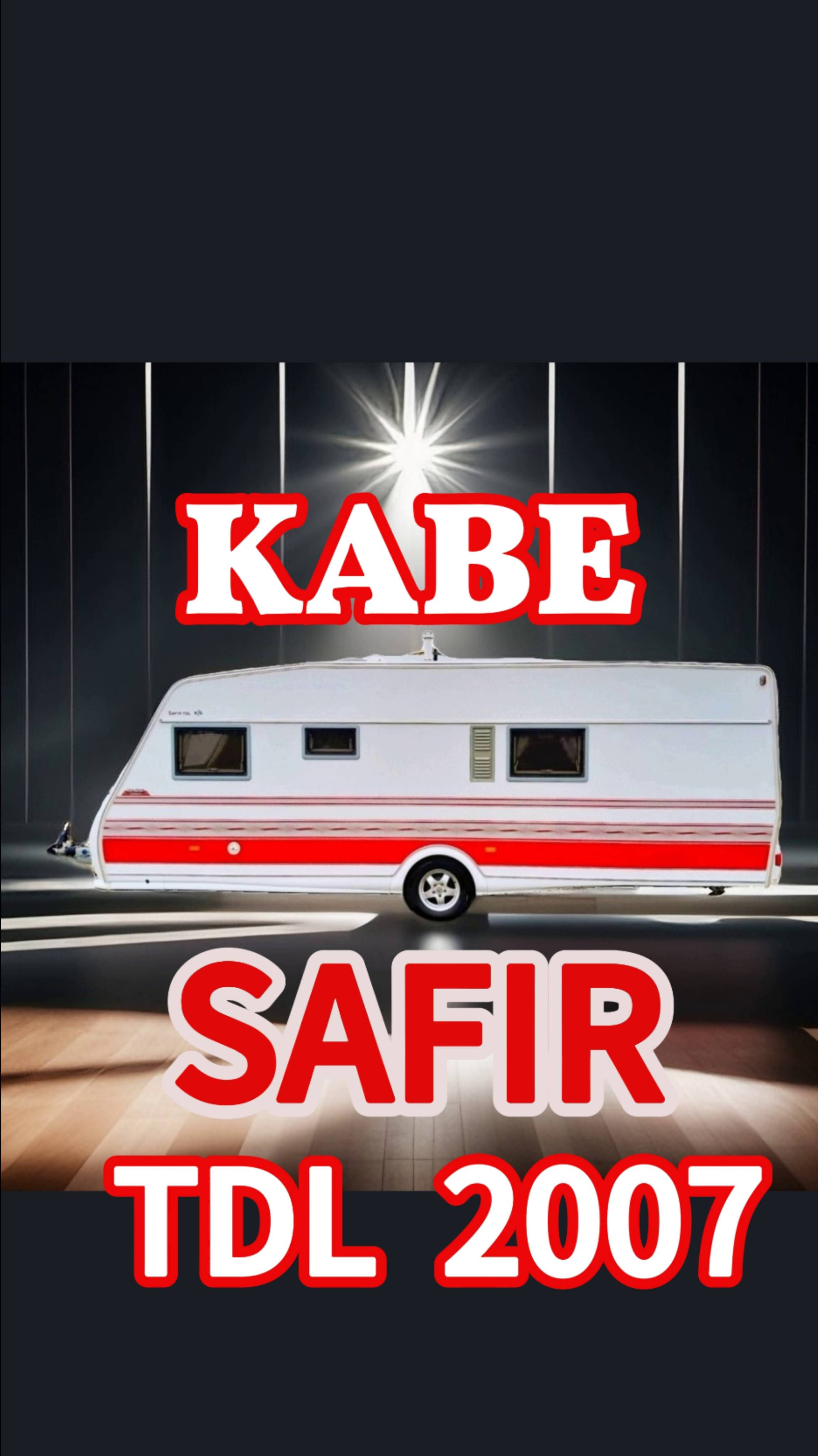 KABE SAFIR TDL 2007 года - караван с душевой кабиной и двумя отдельными кроватями #kabe #karavan