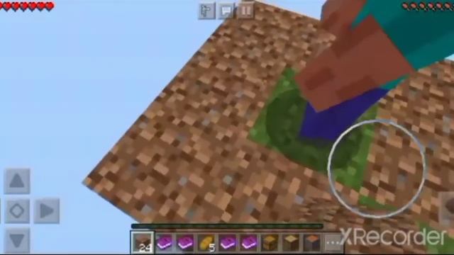выживание на одном блоке в Minecraft с другом 1часть
