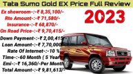 tata sumo 2024 new model🤗price🔥Ex showroom,on road price,loan,downpayamt,emi,In Hindi full review