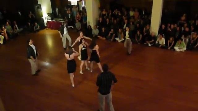 Rumbanana Salsa Group Performing Rueda De Casino In San Francisco