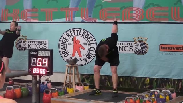 [Day 1, Flight 8] OKC California Open 2016 (kettlebell sport, biathlon snatch, 5 minutes)