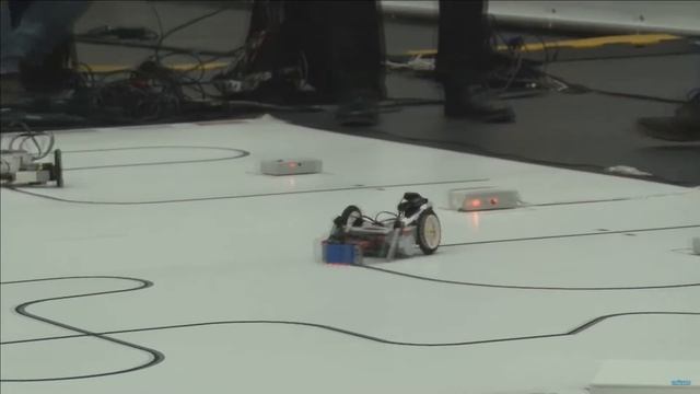 Line Following at Robotex 2016, 2.-4. Dec in Tallinn, Estonia