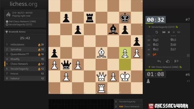 Blitz Chess Tournament #5 (3|0)