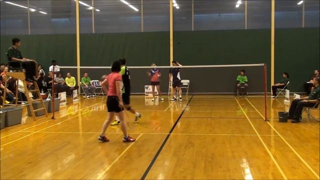 2015 Dave Freeman Badminton Tournament Mix Double Final