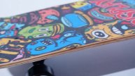 WeLLIFE Skateboard RGX MG 460 Skate in Legno 79x20 cm in 9 Strati d’Acero Concavo Abec-7