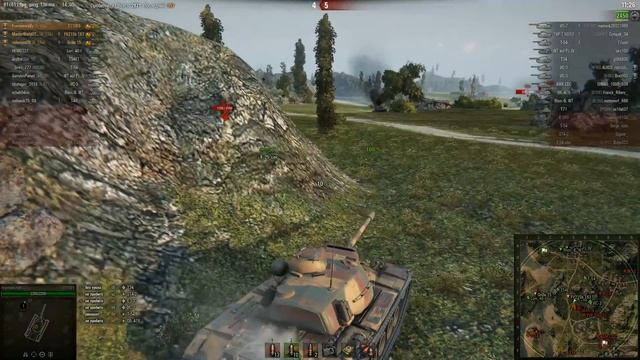 T110E5, Рудники, Стандартный бой