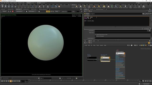 Часть 22. Как насчет материального Wrangle.