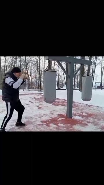 Александр Кельчин #бокс#зима #тренировка