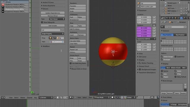 Humane Rigging 03 - 3D Bouncy Ball 07 - Rigging The Ball