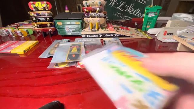 Fountain City Fingerboards Private Stock of Fingerboard Decks.