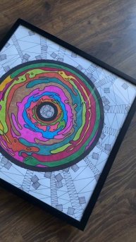 🎨Картина ручной работы ”Energy”. Цена: 8,720р.