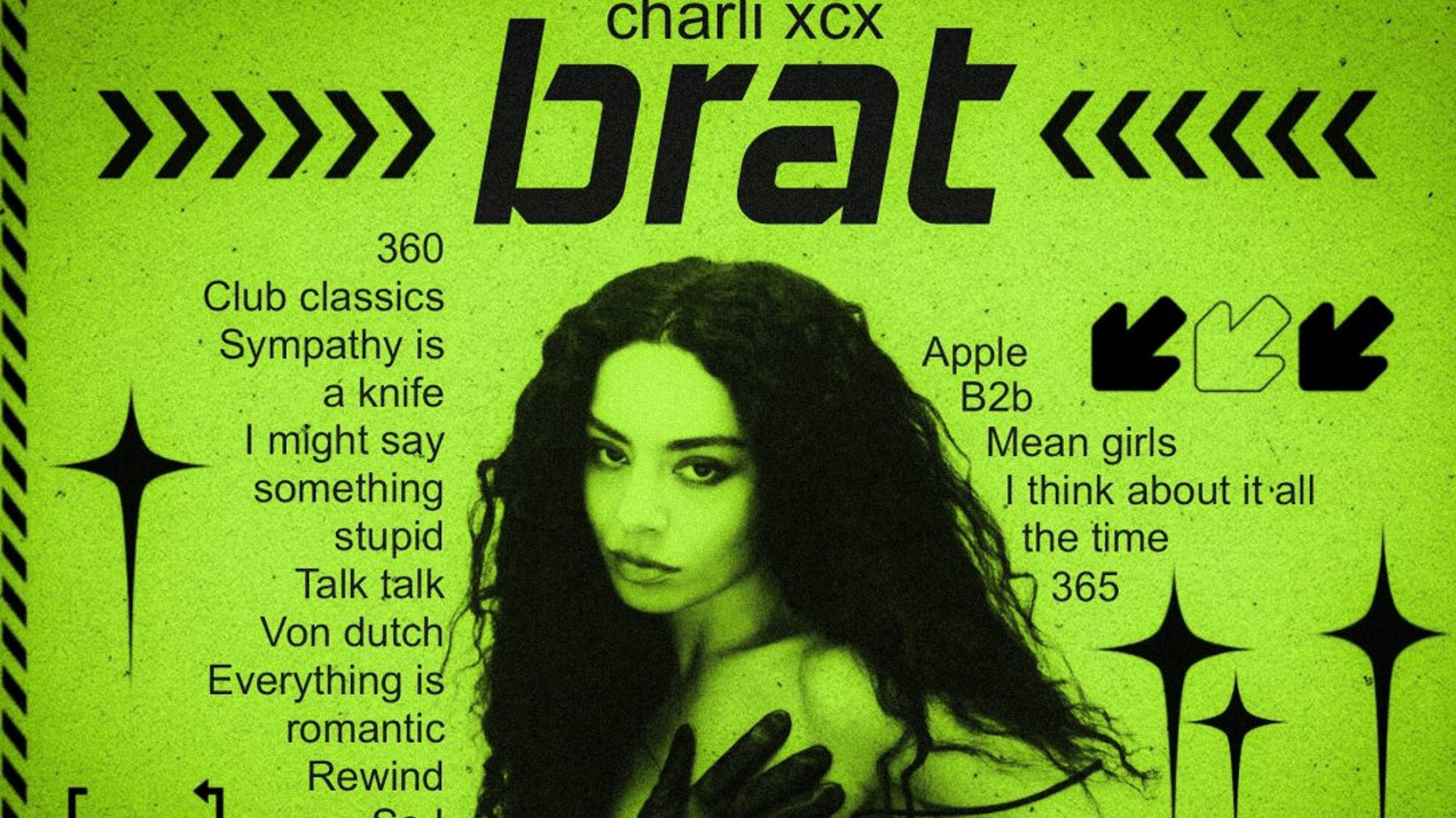 charli xcx.  brat!!