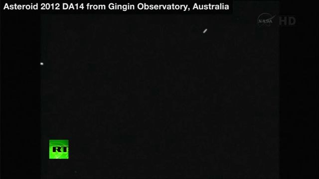 Observatory NASA video- Asteroid 2013 DA14 darts past Earth