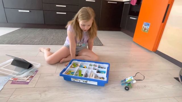 Робот - тягач, lego wedo