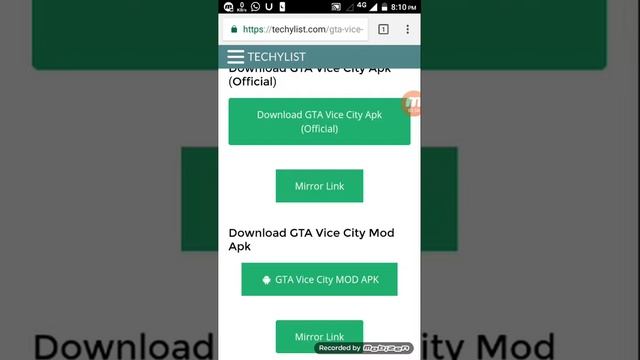 How to download gta vice city app and obb