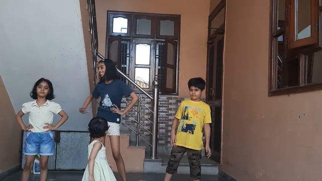 Banana zumba dance with kids