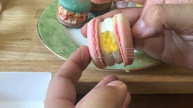 먹어보았다! 마카롱 맛집, 예쁜 마카롱 안산 달콤팝 korean macaroon shop “Dalkom Pop”