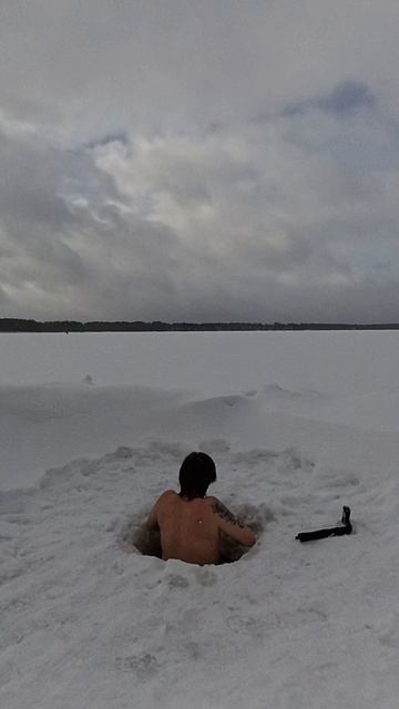 Закаляемся #карелия #зима