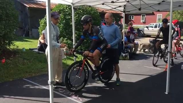 My GMSR Time Trial start (Cat 2)