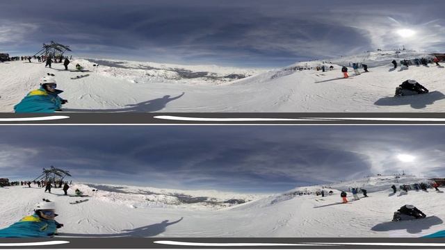 view from 3200 aguile rough les arcs 2017 360 vr