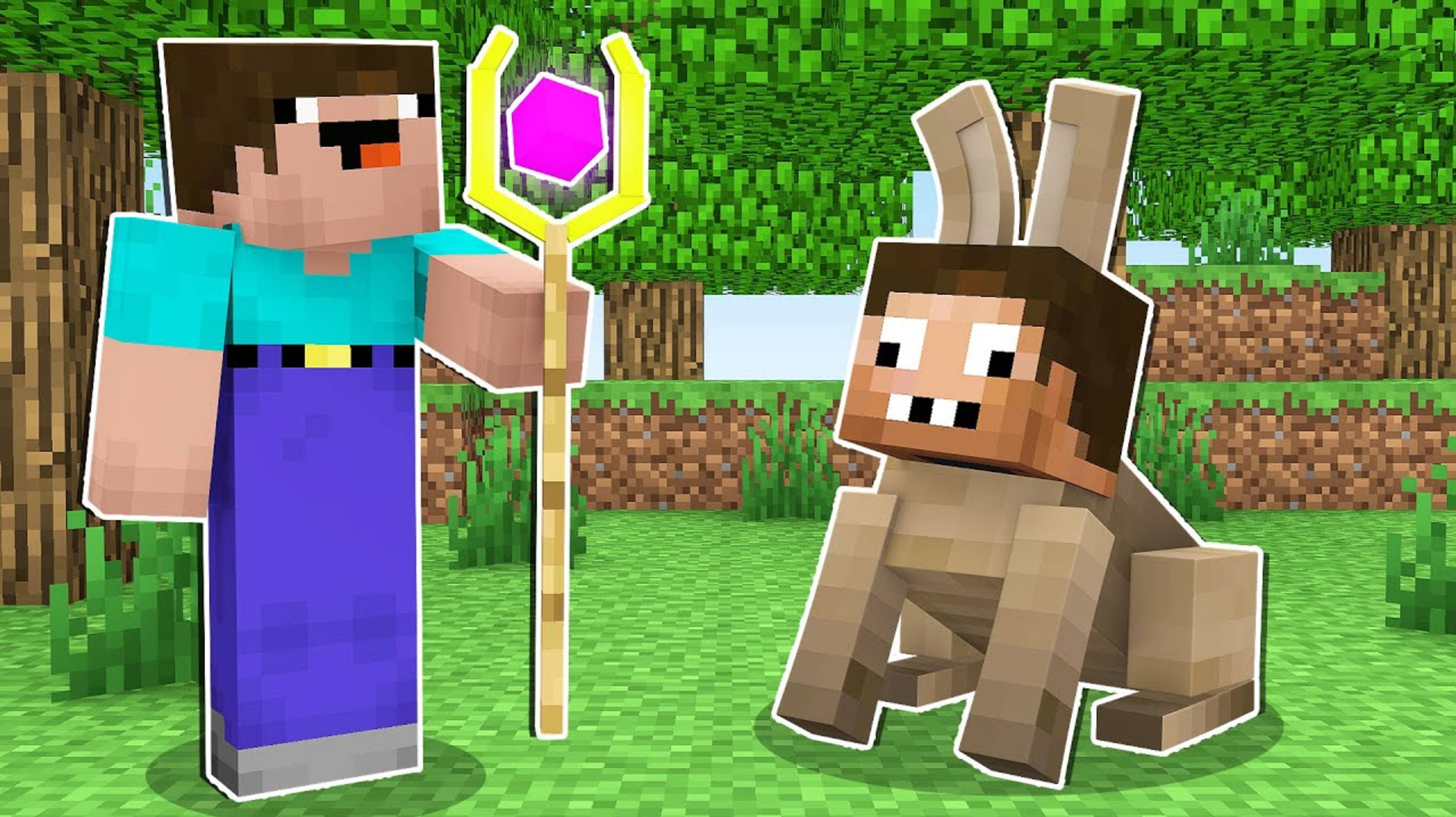 НУБ ПРЕВРАТИЛ ПРО В КРОЛИКА МАЙНКРАФТ _ НУБИК И ПРО ТРОЛЛИНГ ЛОВУШКА В MINECRAFT