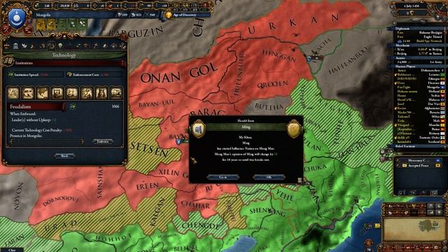 Když se snažíš založit stabilní mulťák | Europa Universalis 4 (Mongolsko, MP) #1