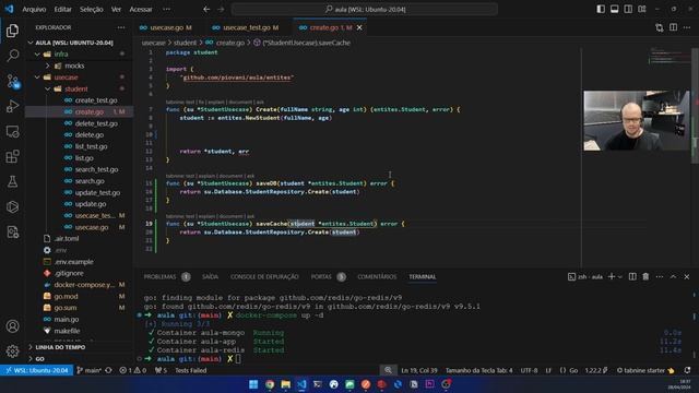 Go / Golang com Cache (Redis)