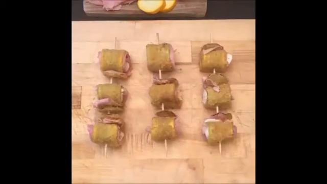 Цукини ролы Закуска Видео – рецепт