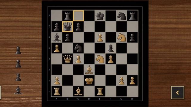 Тренировка на красивейшей доске аппликации  Champion chess