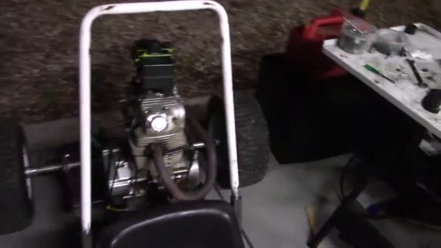 15 HP 5-Speed Go Kart Part 9- Kick Starter And Rollbar