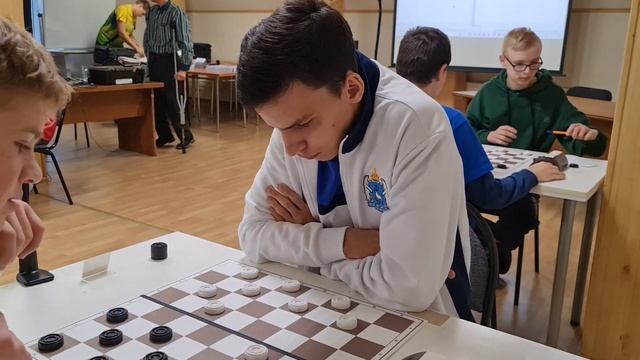 2023. Zelenograd. Draughts Deaf Russia Ch (Boys & Girls). Video 2 - Draughts-64 Round 1