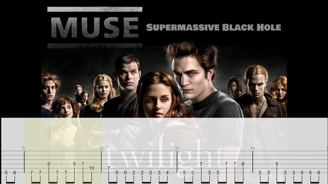 Muse   Supermassive Black Hole  [GUITAR BACKING TRACK + TAB]