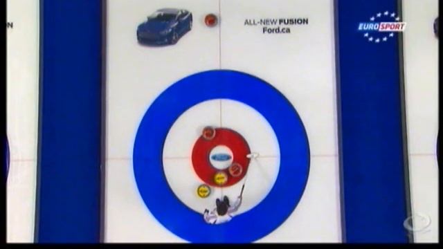 Curling MŚ 2013 Szkocja - Dania część 4 POLSKI KOMENTARZ (end 7a)