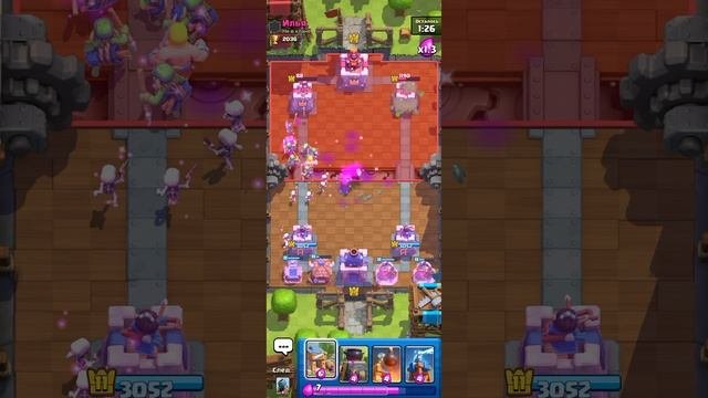 Clash Royale битва зданий под яростью