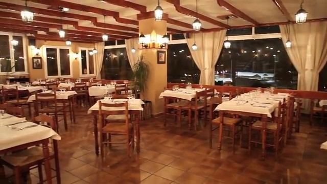 Restaurant at the Les Grandes Rousses Hotel, Alpe d'Huez