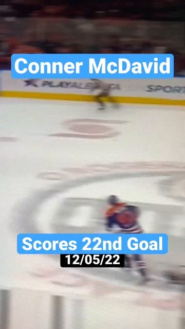 Connor McDavid Highlight Shorthanded Goal for his 22nd. Capitals Defeat Oilers 3-2 12/05/22 #shorts