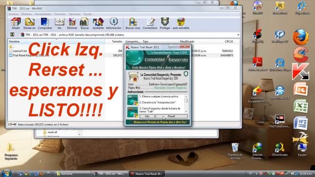 [VIDEOTUTORIAL] TRIAL RESET KASPERSKY (HD)