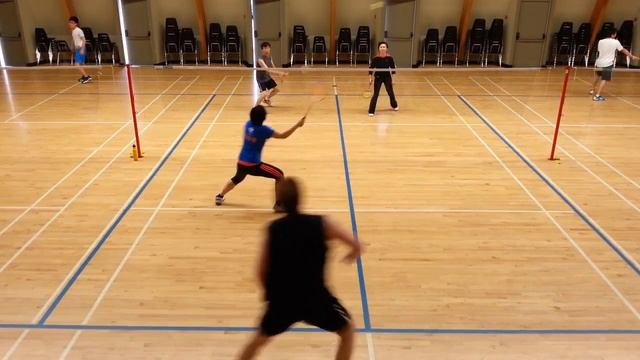Badminton Cedar Hill Victoria 2016_05_15_#003_Paul_Sidney_Vs_James_Yamin