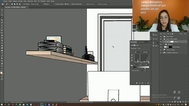 tutorial . colagem  sketchup x photoshop